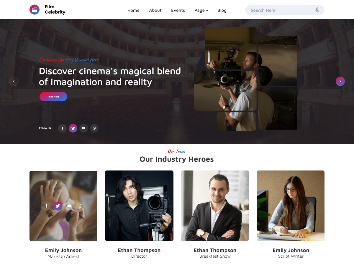 Film Celebrity screenshot