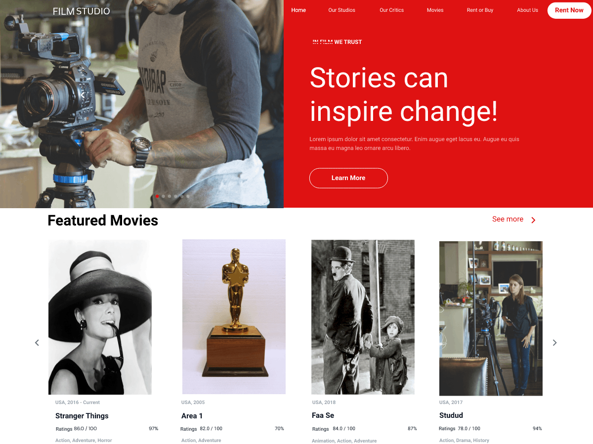 Film Studio screenshot