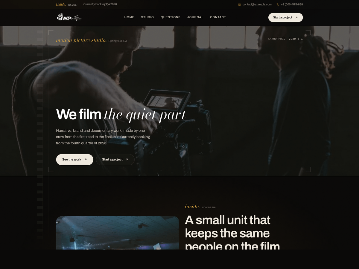 Filmmaker Production Studio