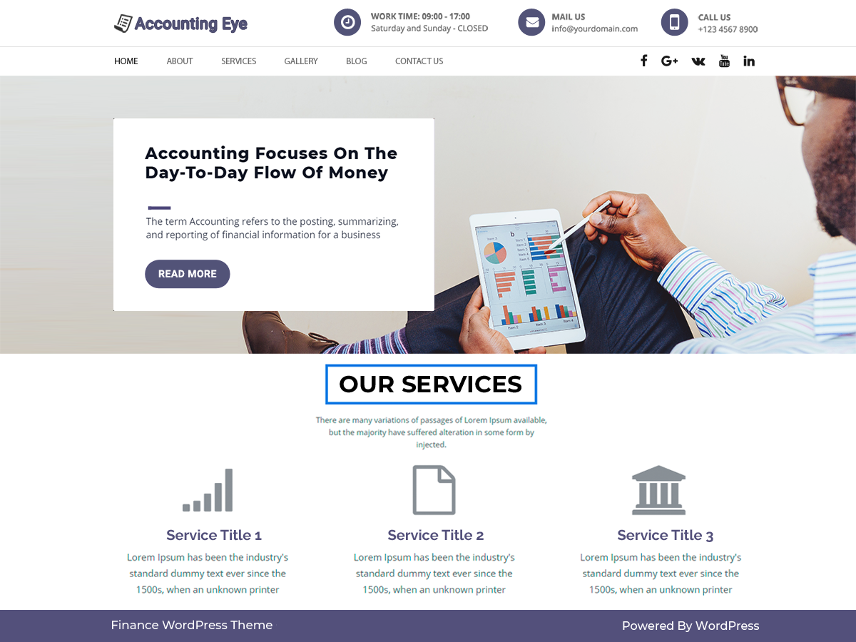 Finance Accounting screenshot