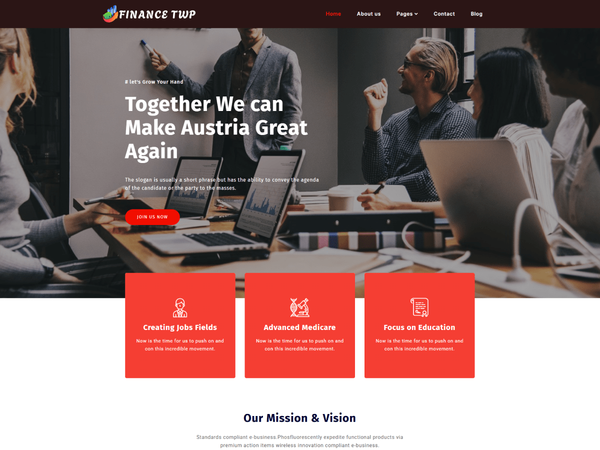 Finance TWP Screenshot