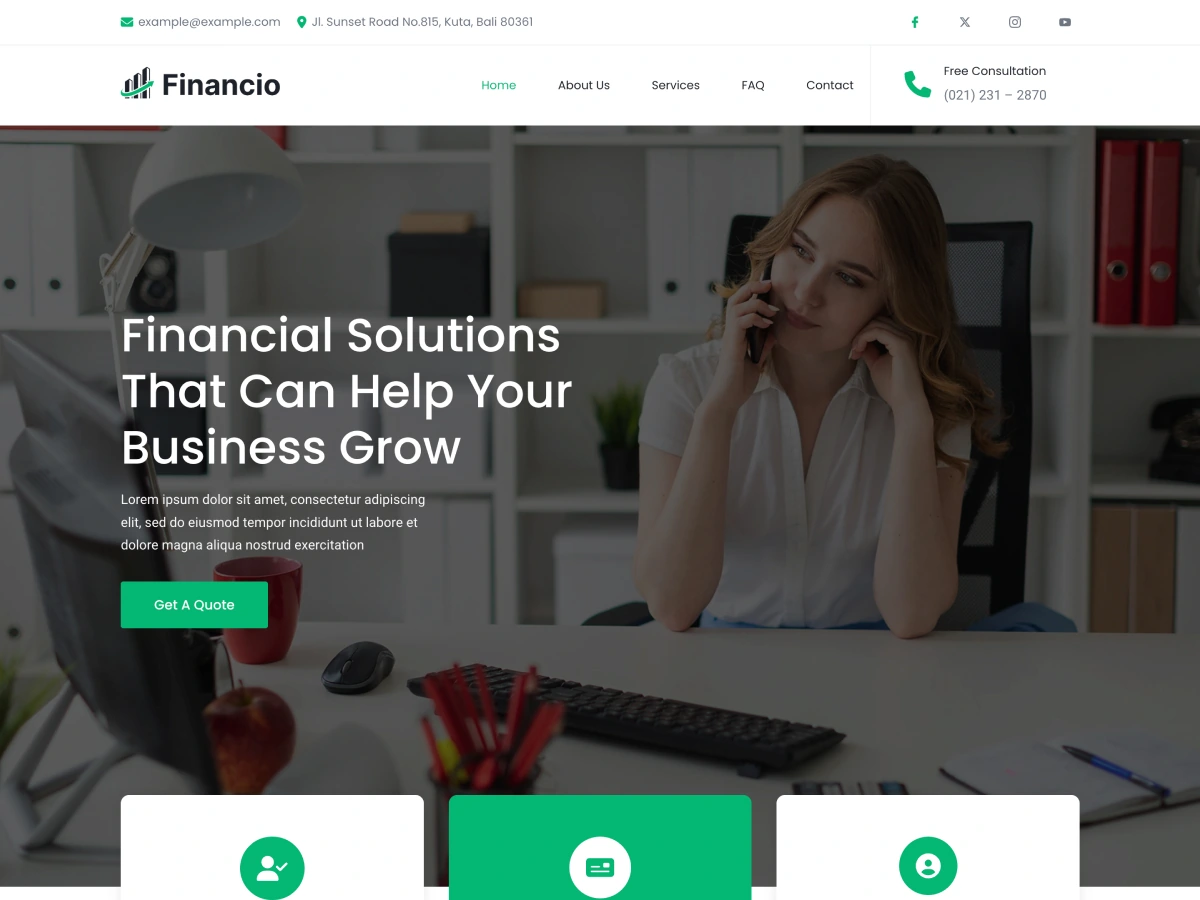 Financio screenshot