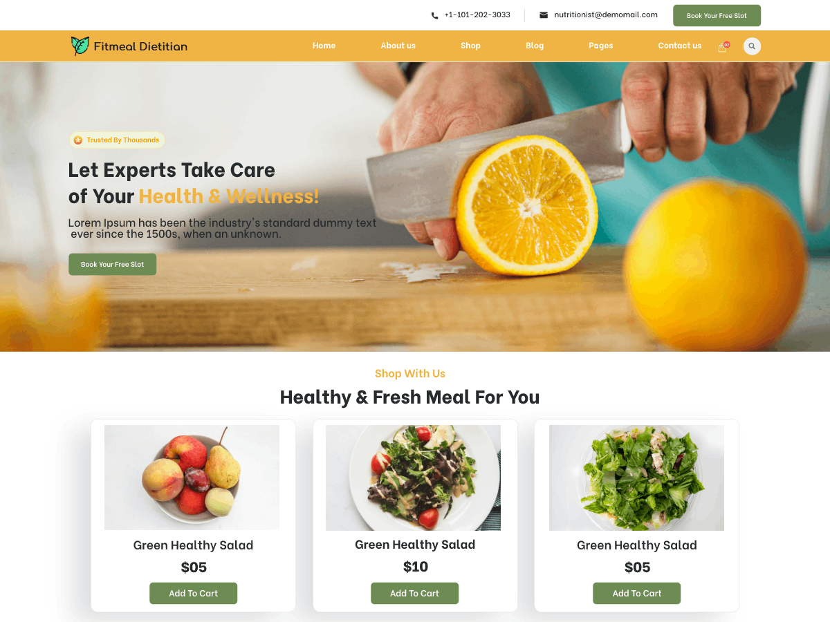 Fitmeal Dietitian screenshot