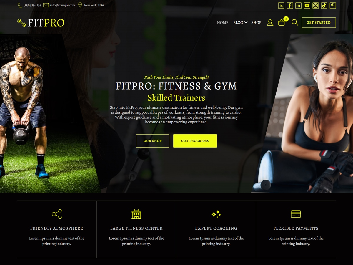 Fitness and Gym WDA screenshot
