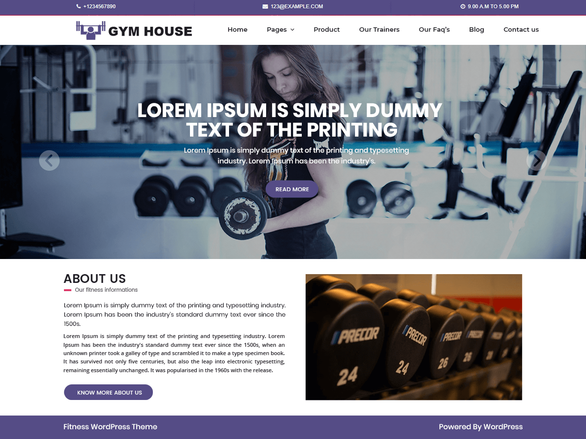 Fitness Gymhouse screenshot