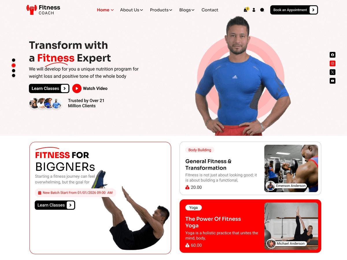 Fitness Instructor Screenshot