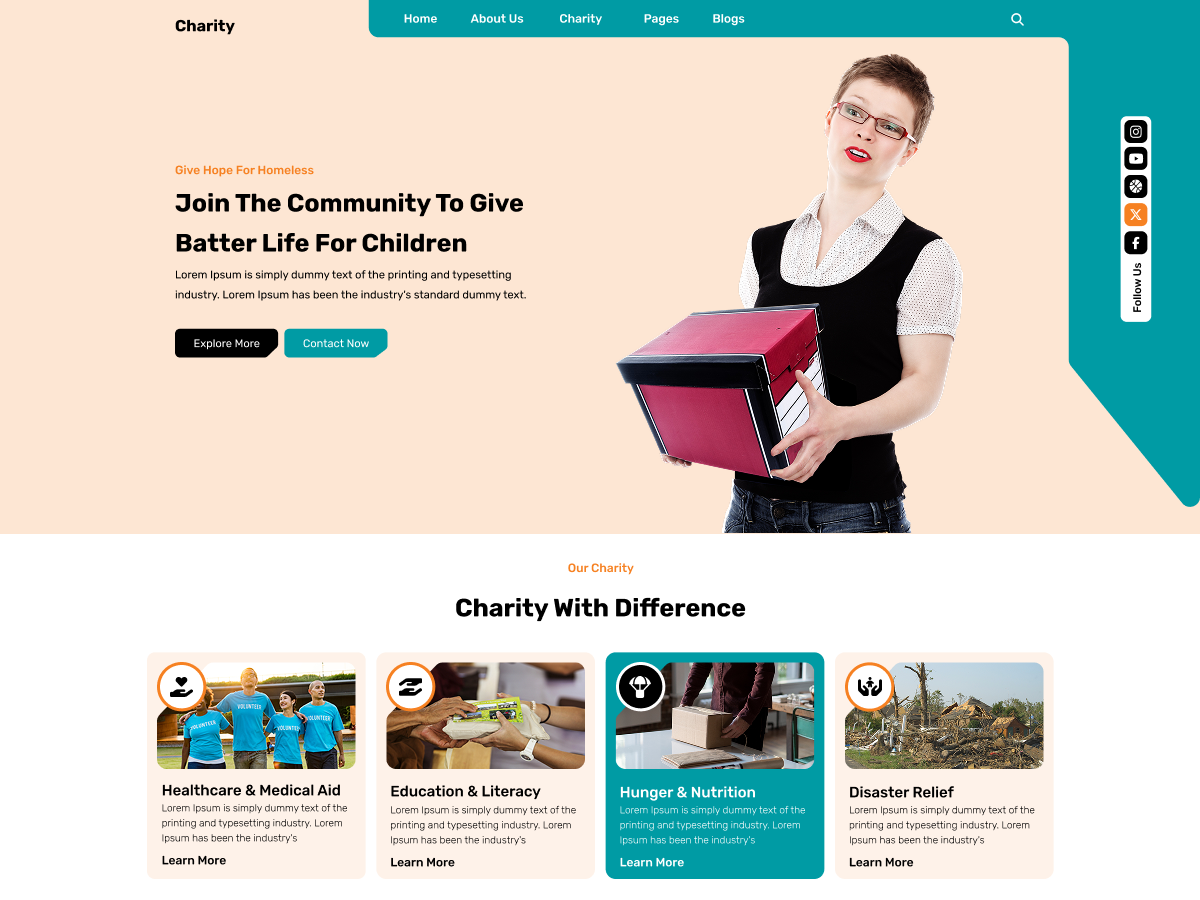 Flex Charity Screenshot