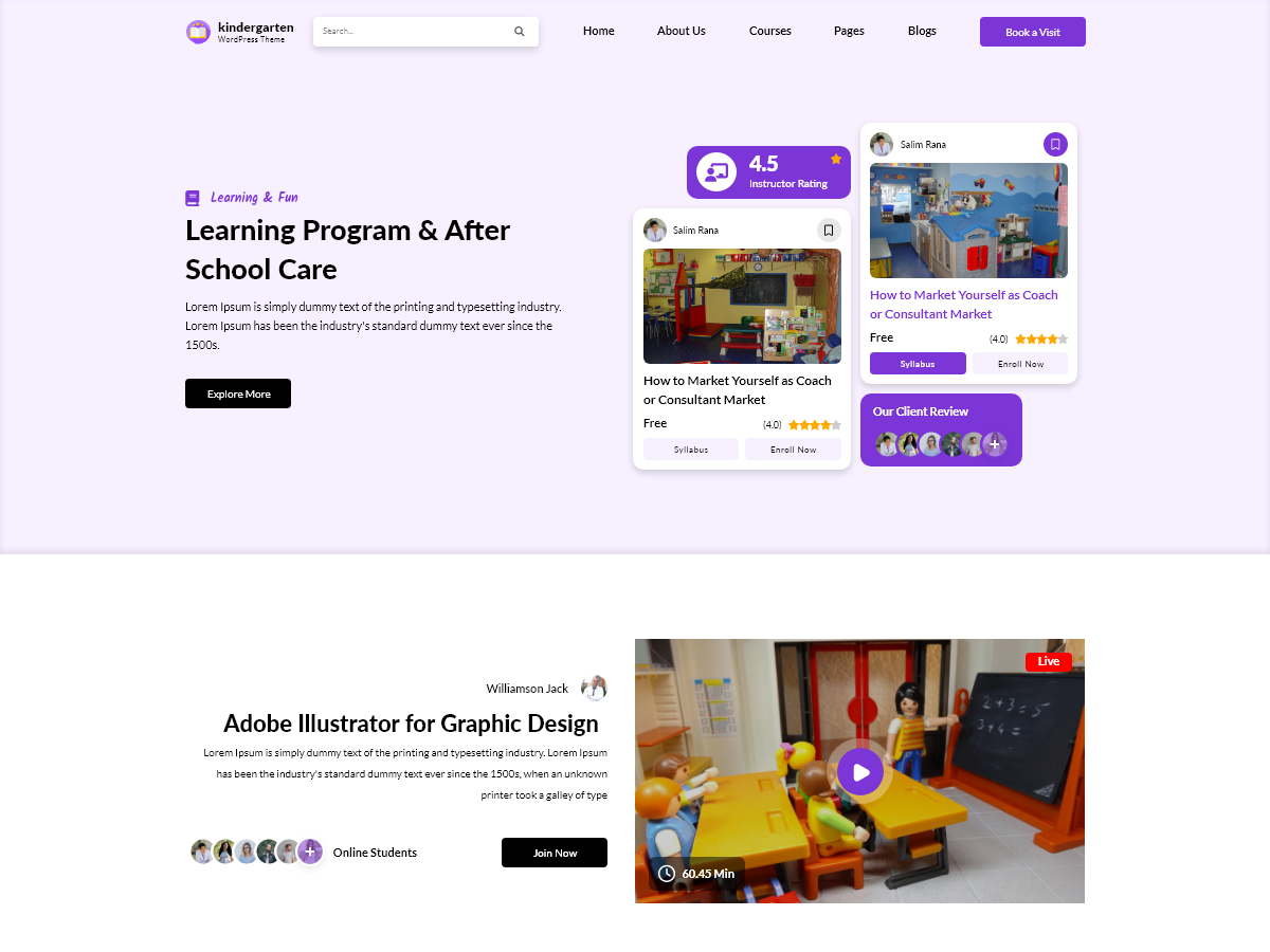 Flex Kindergarten Screenshot