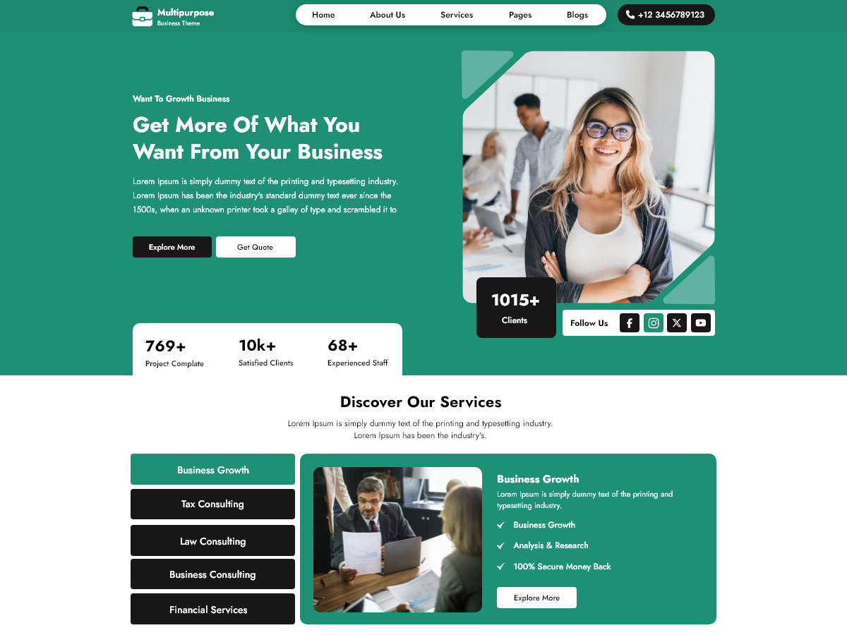 Flex Multi Business Screenshot