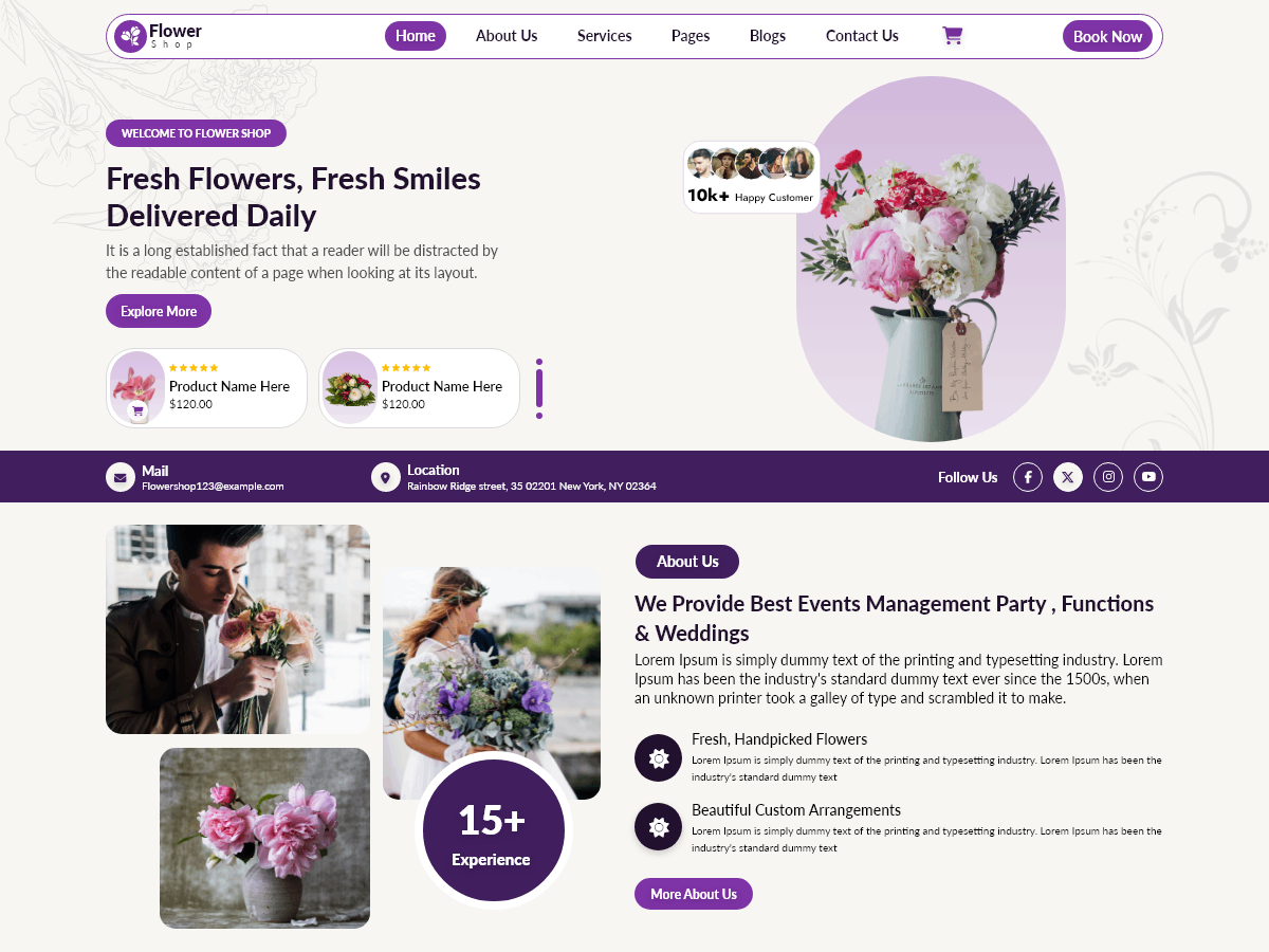 Florist Blocks screenshot