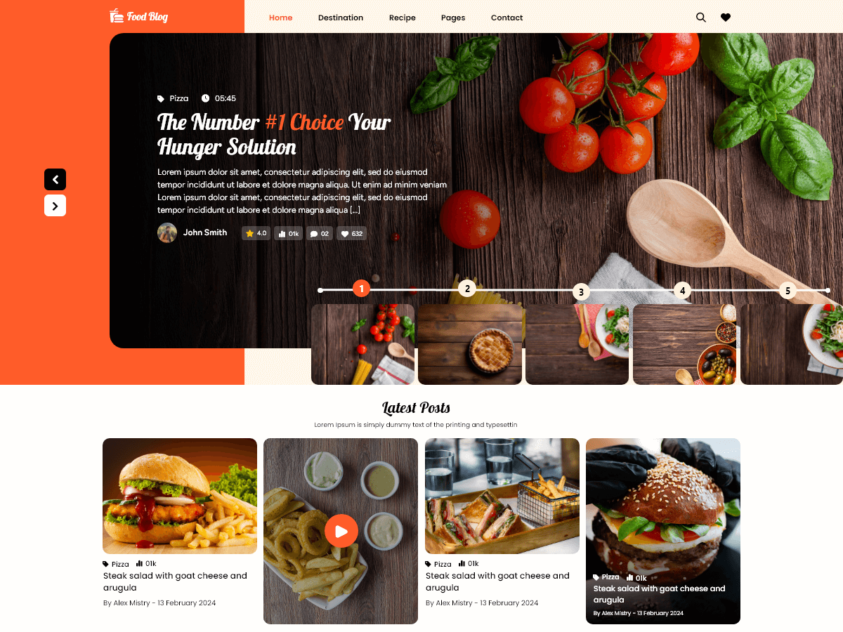 Food Blogger Hub screenshot
