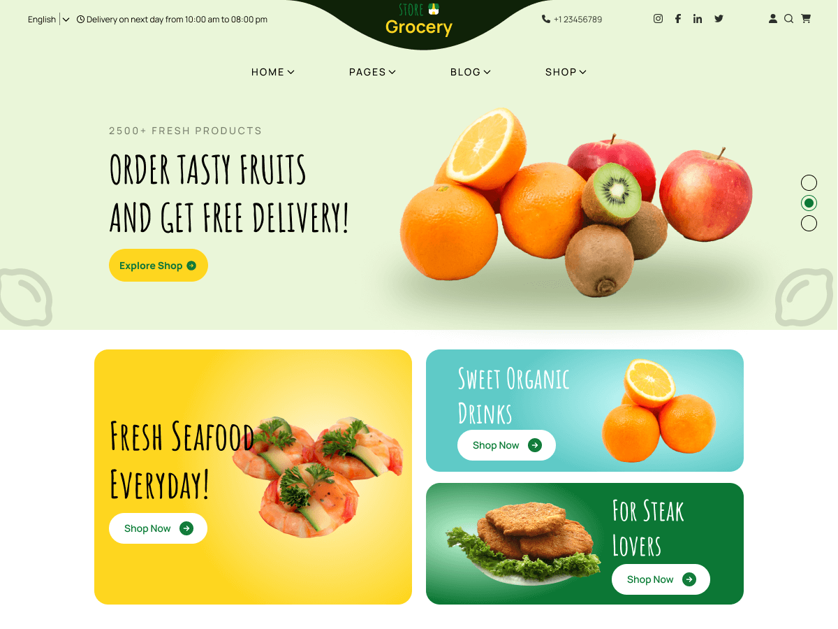 Food Grocery Hub screenshot