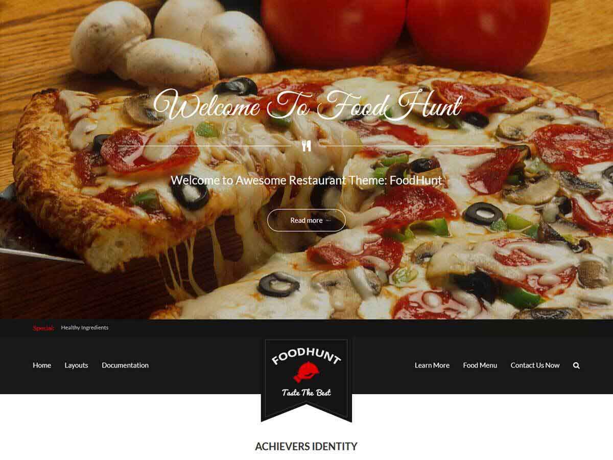 FoodHunt WordPress Theme by themegrill