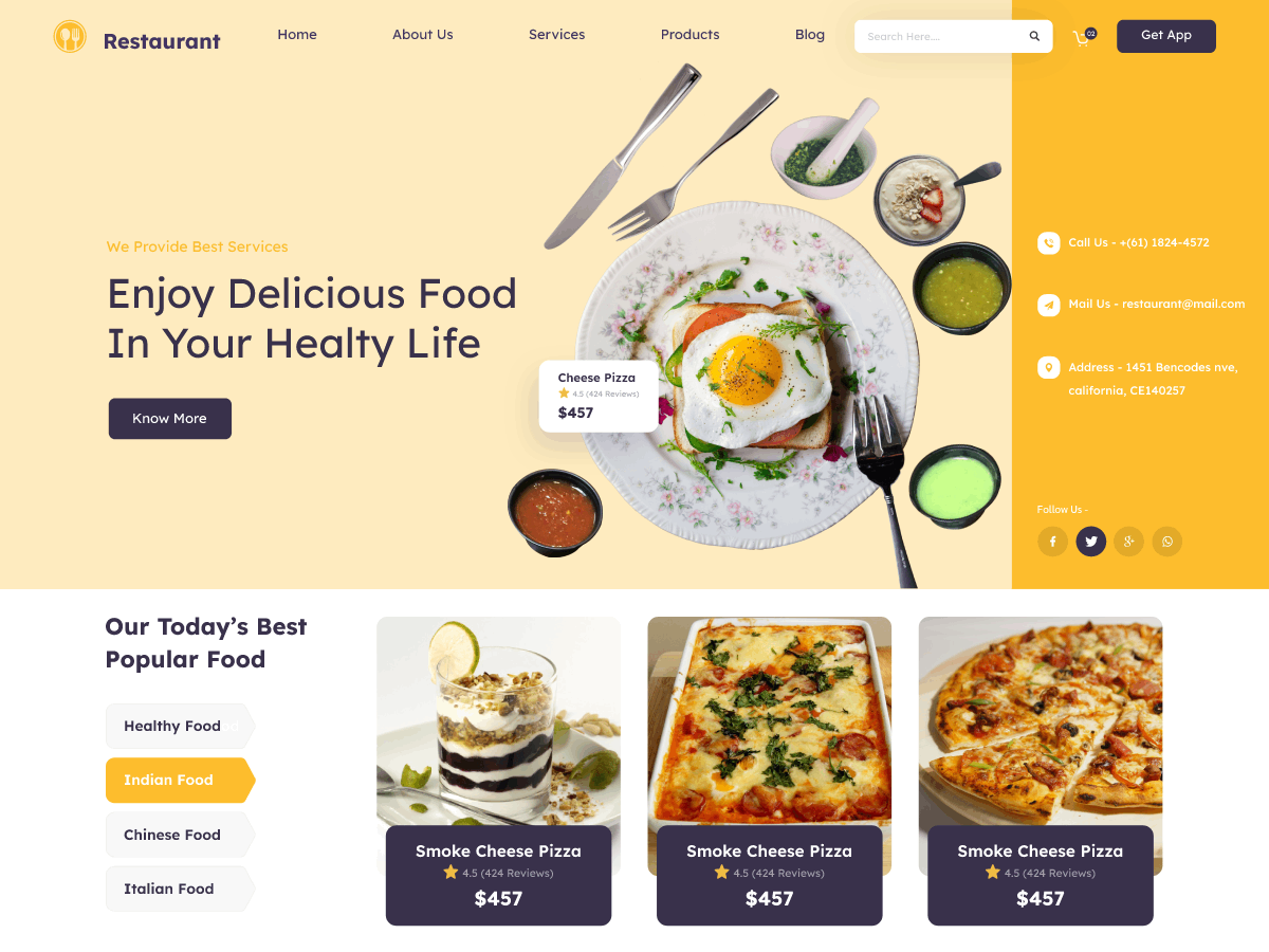 Foodie Restaurant screenshot