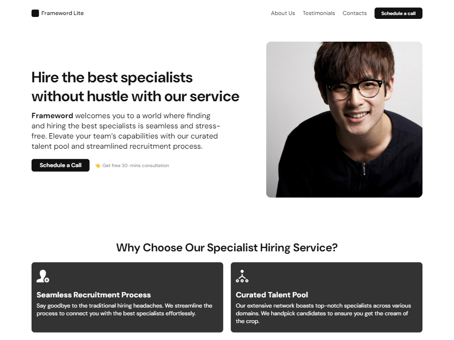 Frameword Lite Screenshot