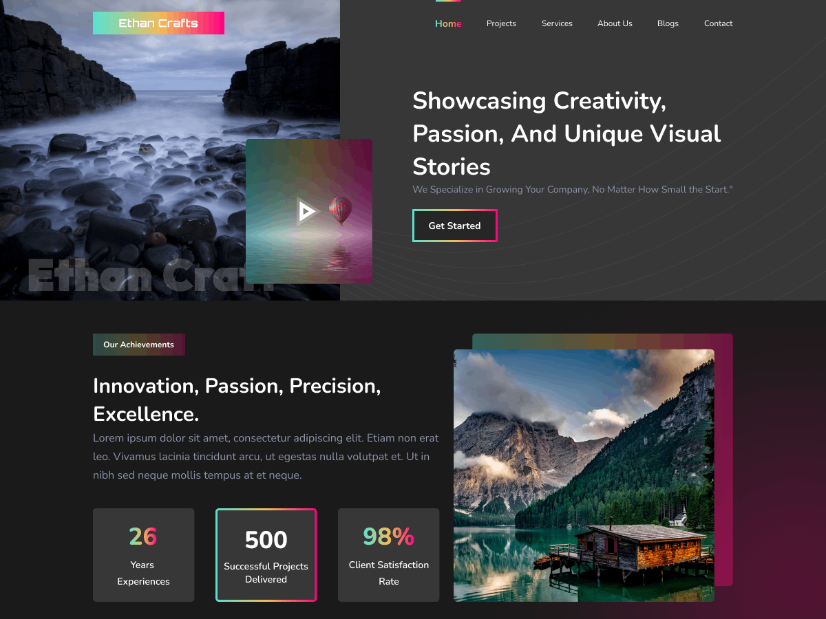 Freelance Portfolio screenshot