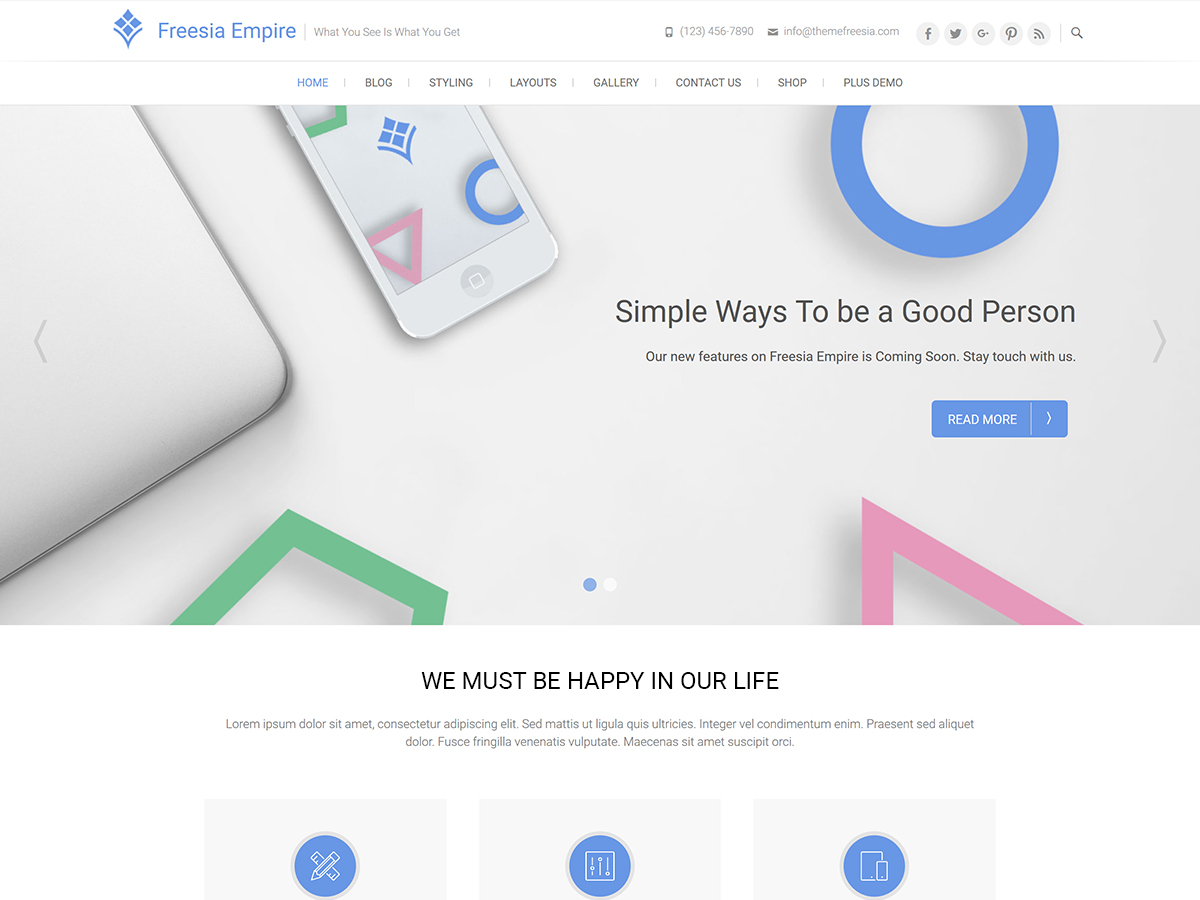 Freesia Empire WordPress Theme by themefreesia