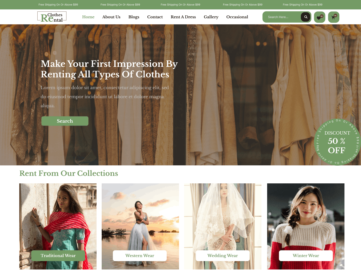 FSE Cloths Rental screenshot