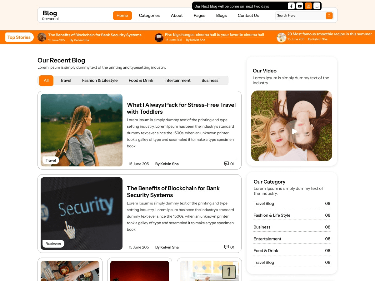 FSE Personal Blog