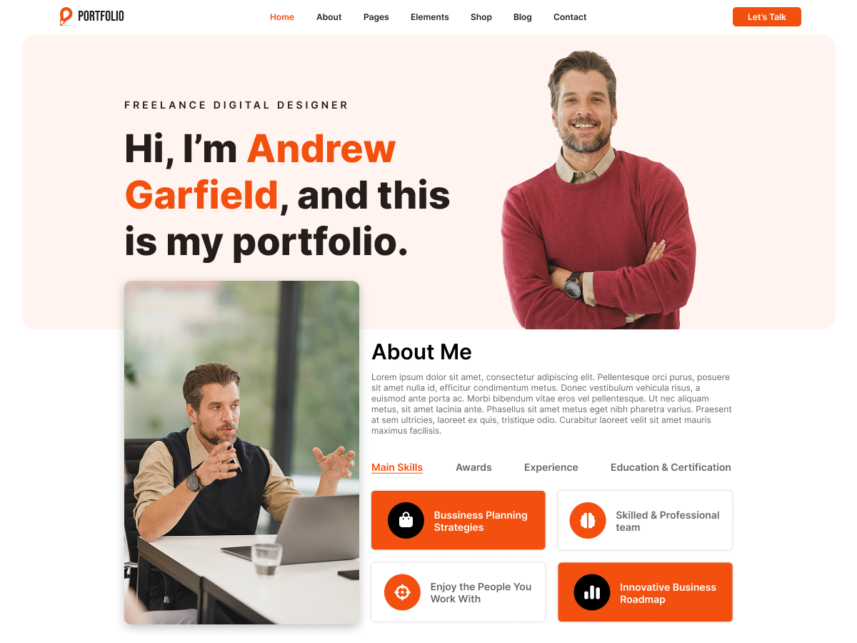 FSE Portfolio screenshot