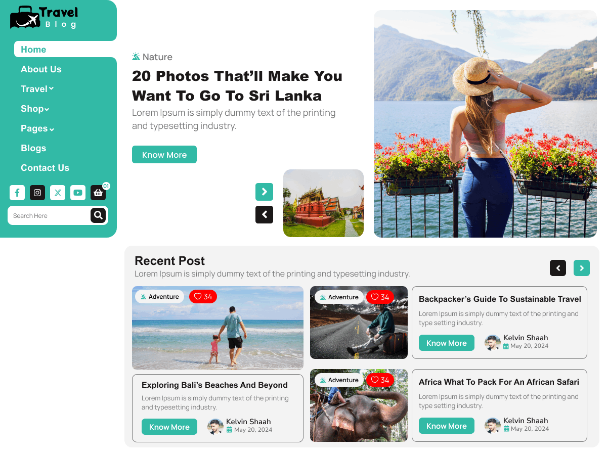 FSE Travel Blog screenshot