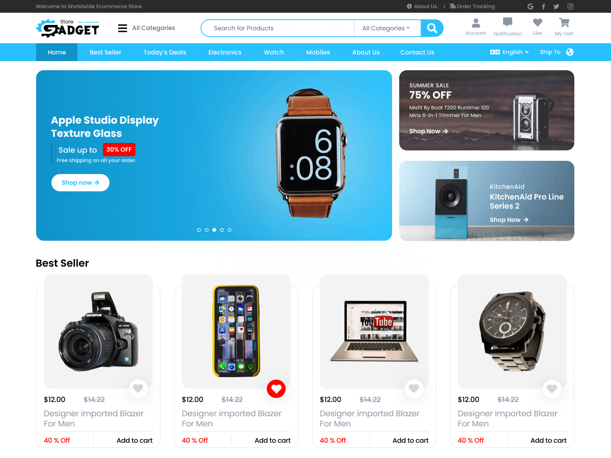 Gadget Store screenshot