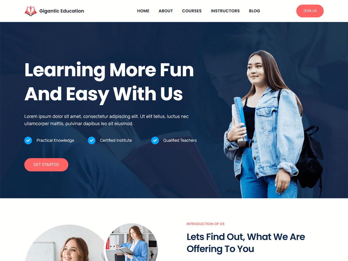 Gigantic Education Screenshot