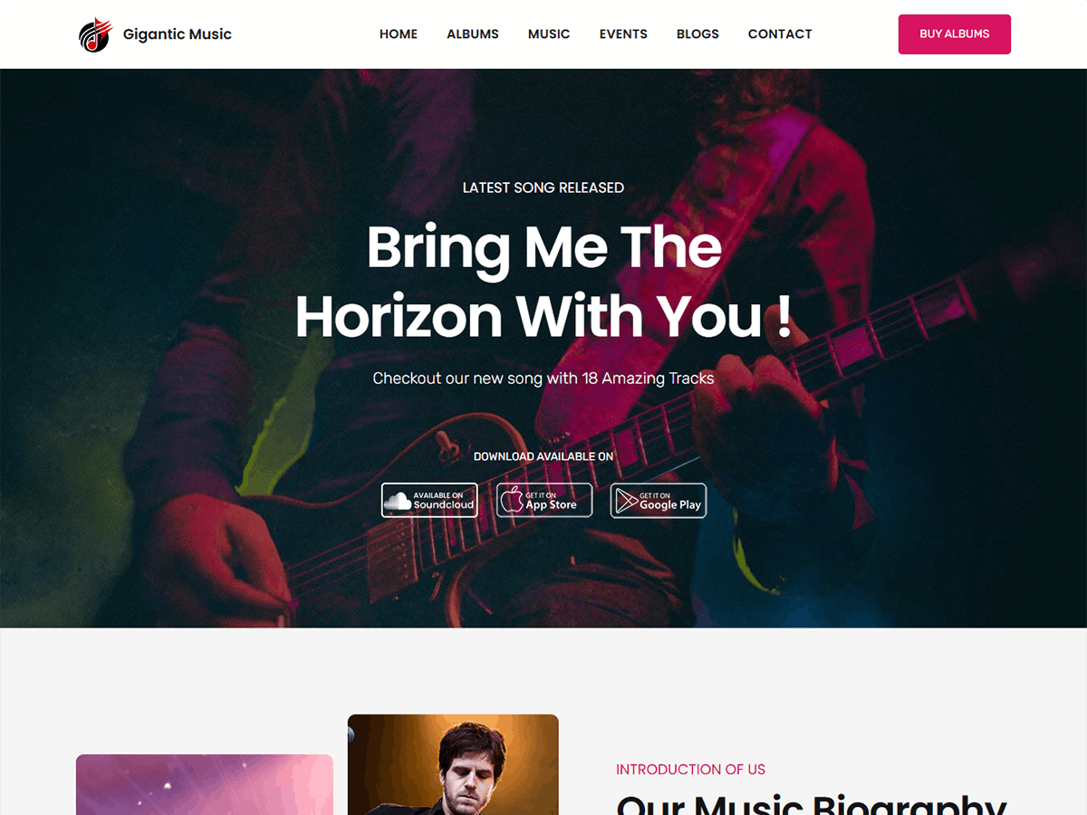 Gigantic Music Screenshot