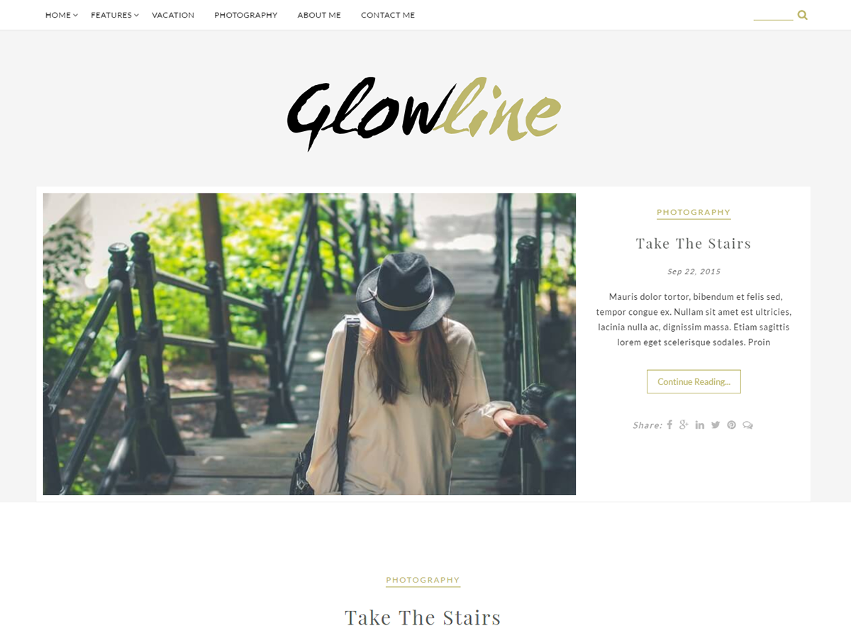 GlowLine WordPress Theme by themehunk