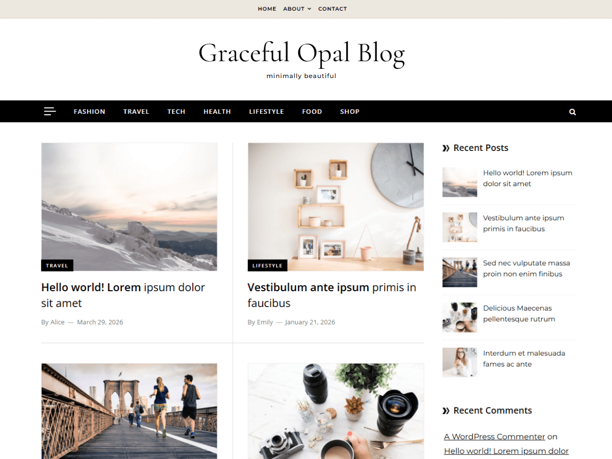 Graceful Opal Blog
