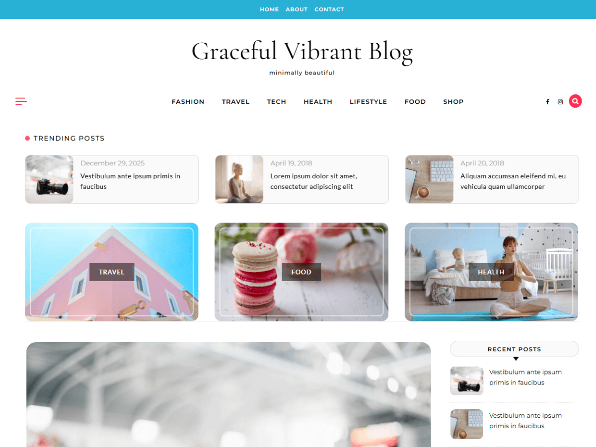 Graceful Vibrant Blog
