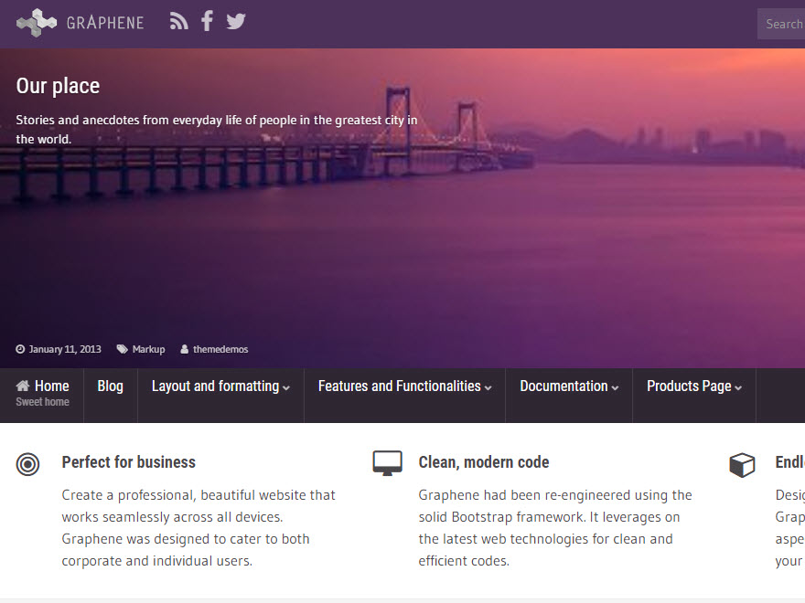 Graphene screenshot