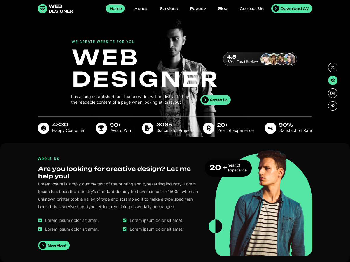 Graphic Design Portfolio screenshot