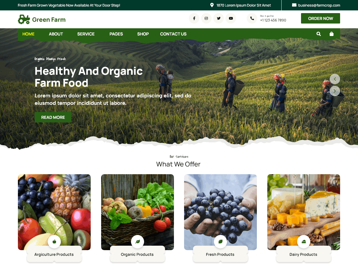Green Farm Elementor