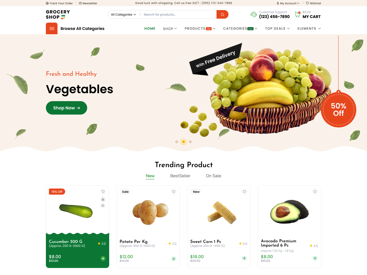 Grocery Marketplace screenshot