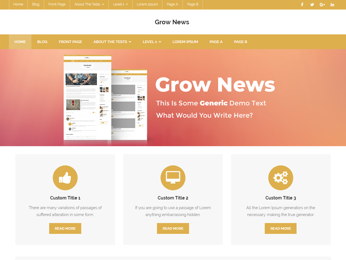 Grow News Screenshot