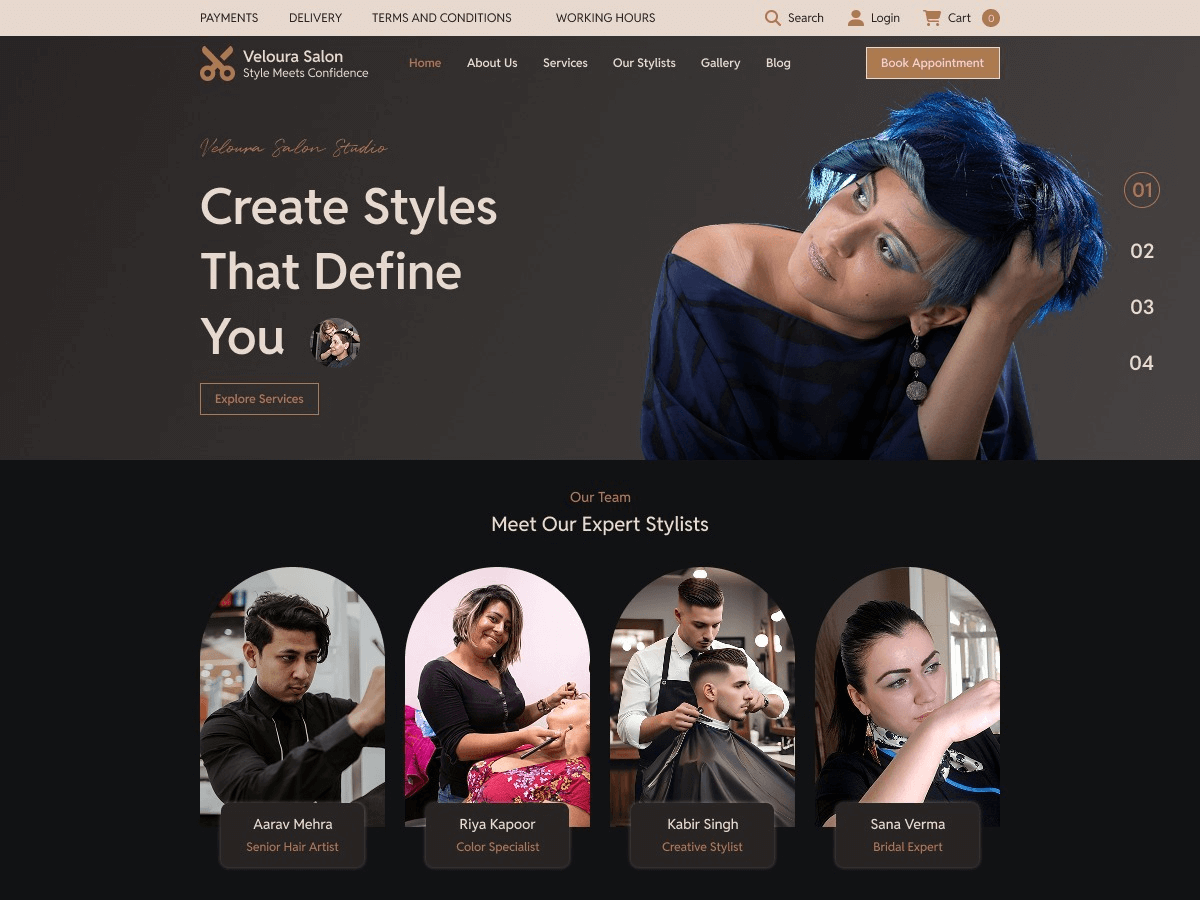 Hair Dresser and Salon screenshot