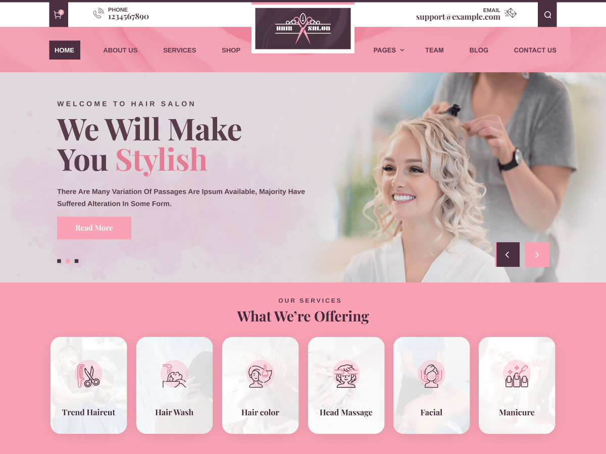 Hair Spa Salon screenshot