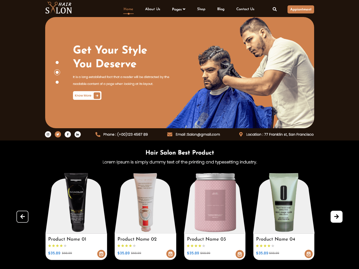 Hairstylist Salon screenshot