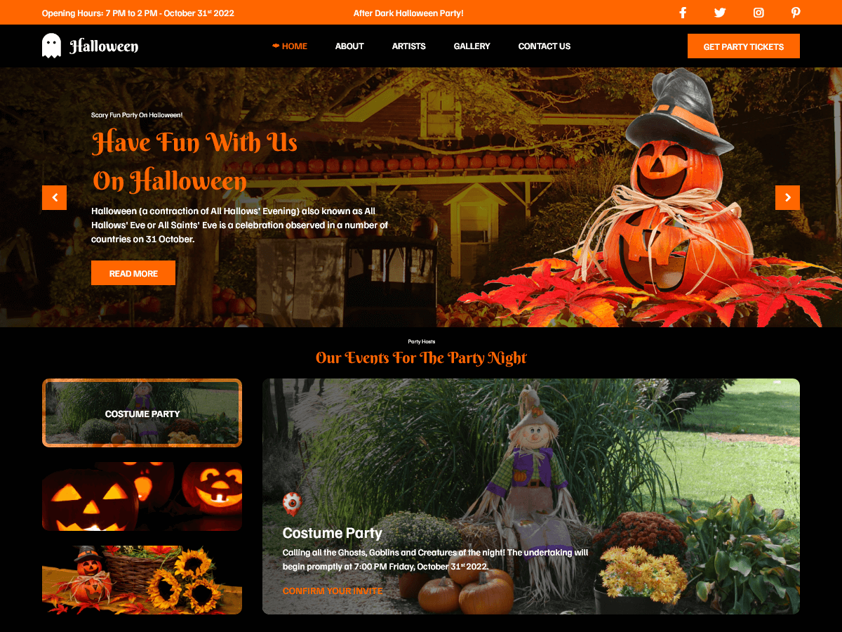 Halloween Party screenshot