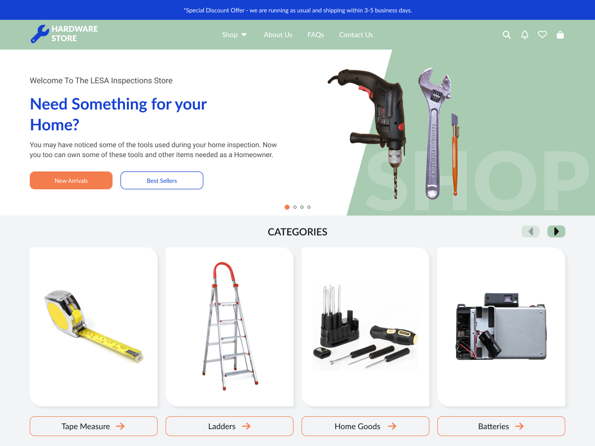 Hardware Store Hub screenshot