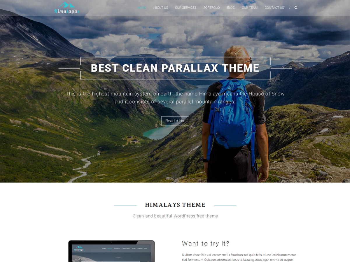 Himalayas WordPress Theme by themegrill