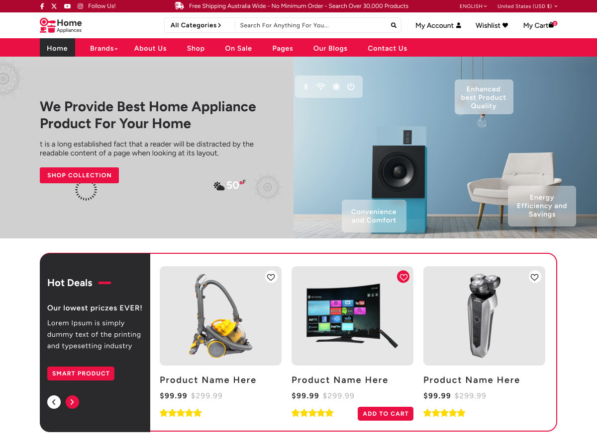 Home Appliances Store screenshot