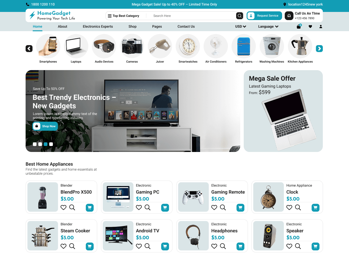Home Gadget screenshot
