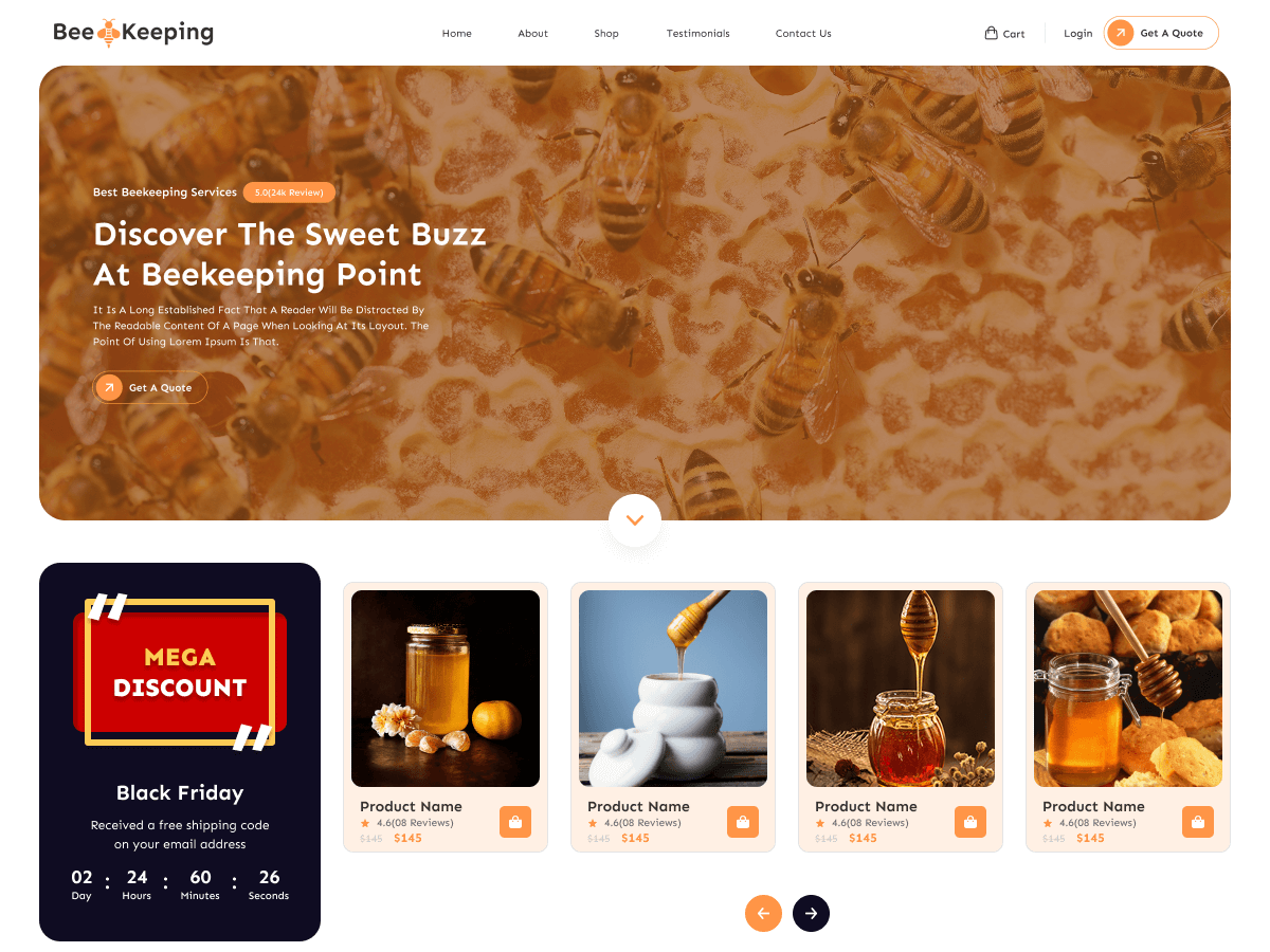 Honey Store screenshot