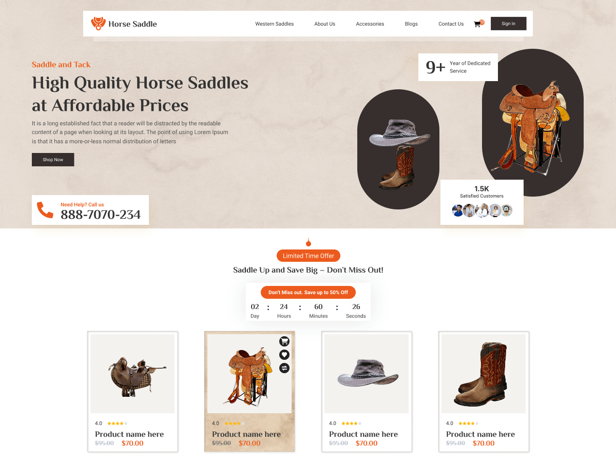 Horse Saddle screenshot