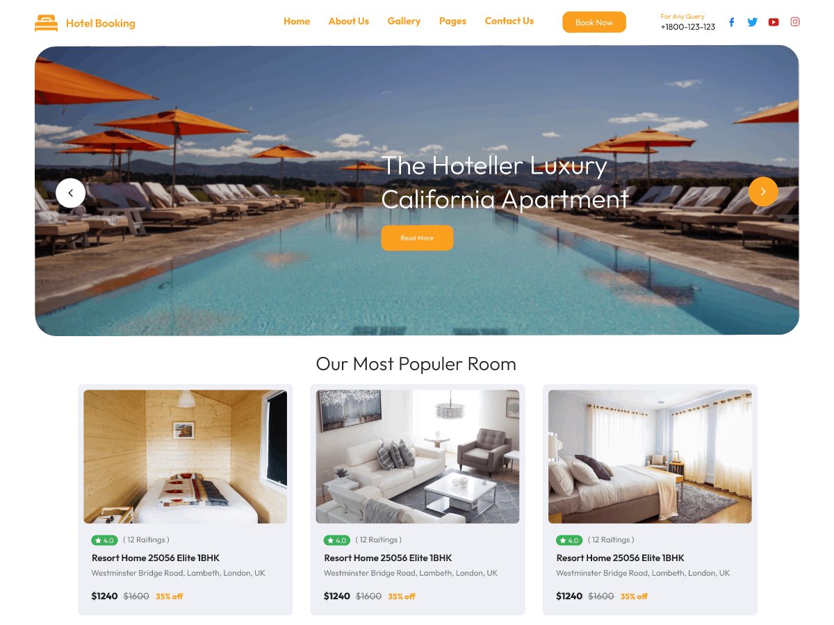 Hotel Booking Lite screenshot