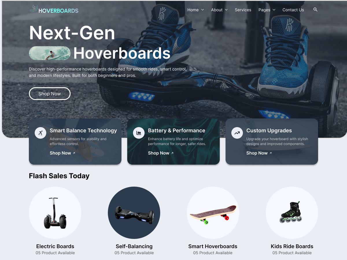 Hover Boards running inside a SandyWP sandbox