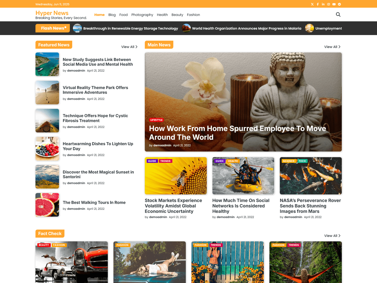 Hyper News screenshot