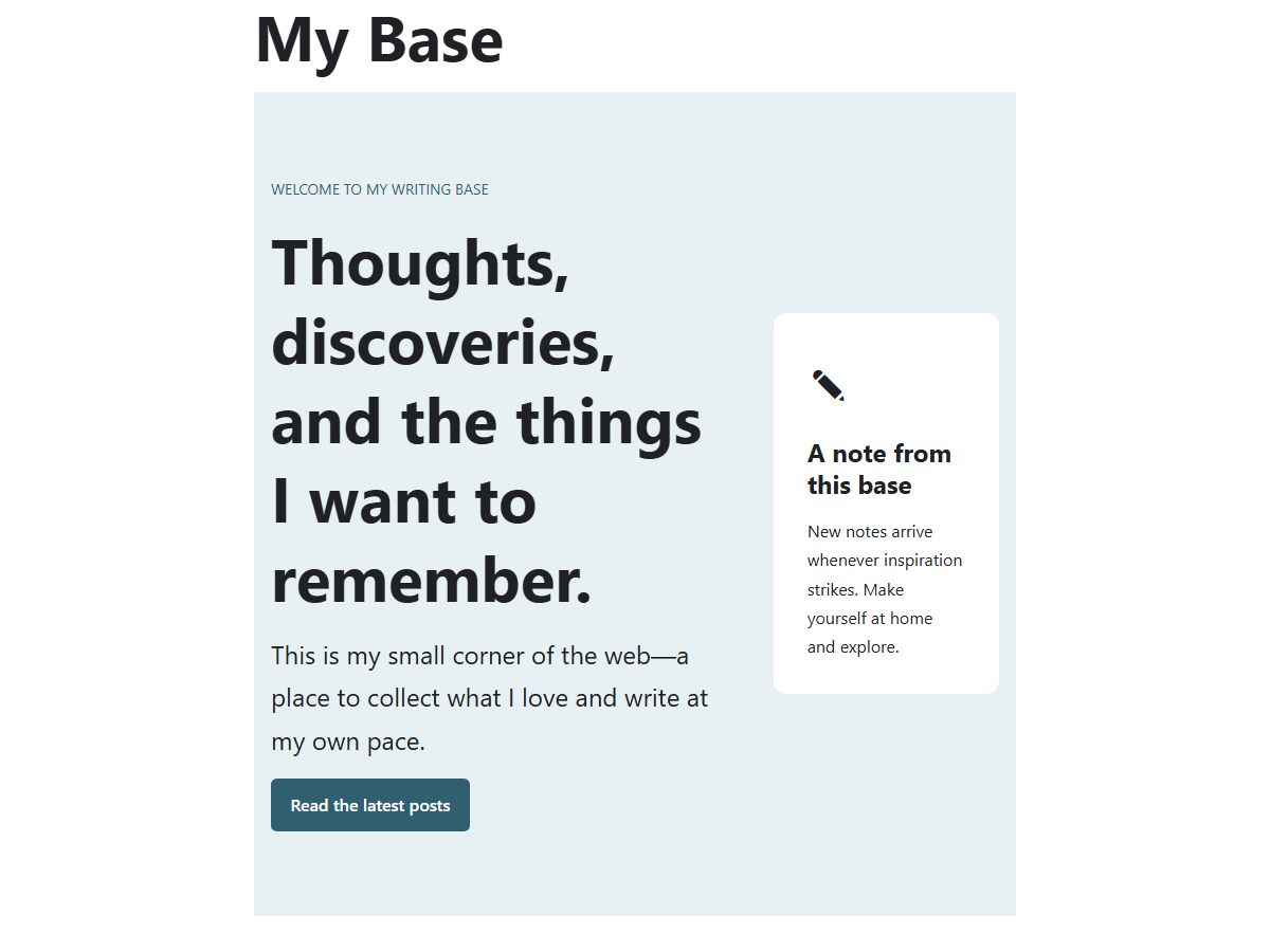 If-Thema My Base